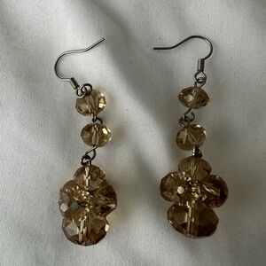 Gold tone earrings